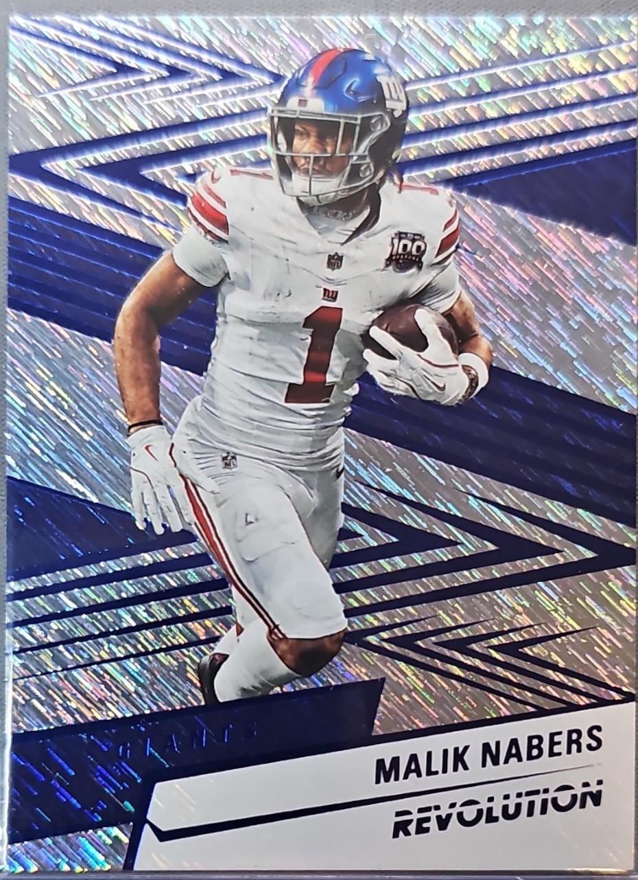 Malik Nabers [Blue Storm] #86