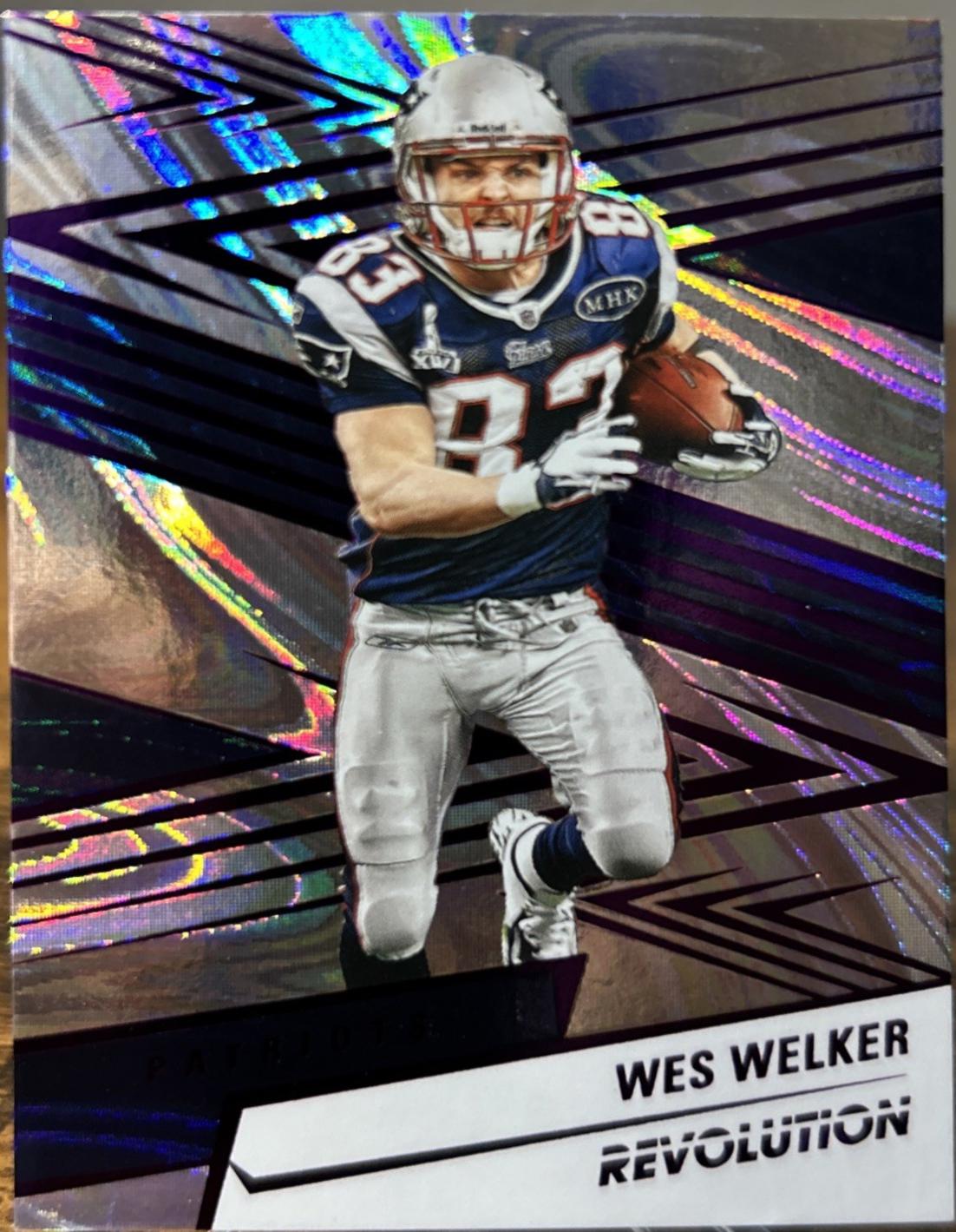 Wes Welker [Purple Swirl] #118