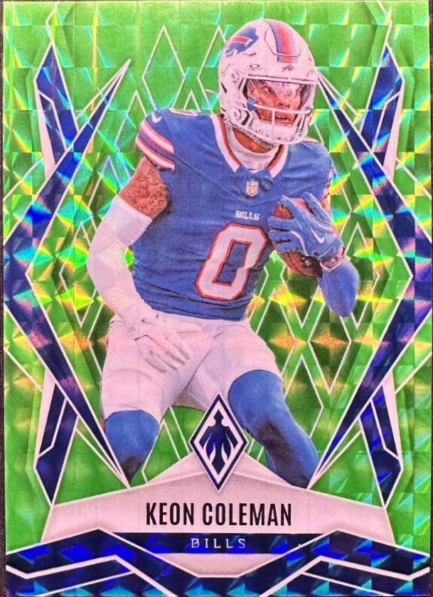 Keon Coleman [Lime Green Pyramids] #25