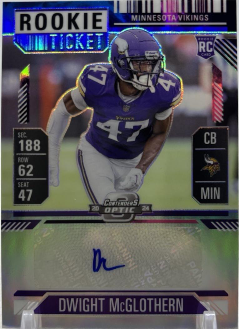 Dwight McGlothern [Nebula Rookie Ticket Autograph Purple] #170