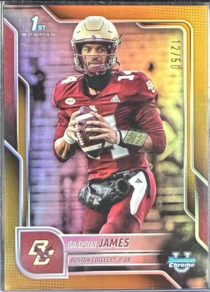Grayson James [Gold Refractor] #75