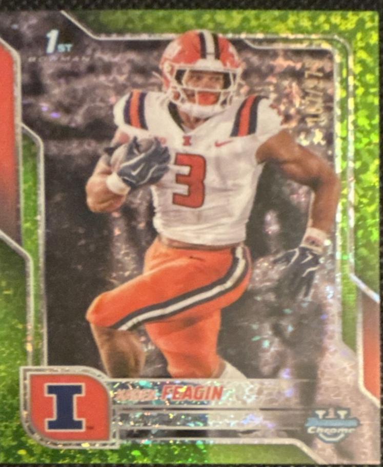 Kaden Feagin [Lime Green Mini-Diamond Refractor] #26
