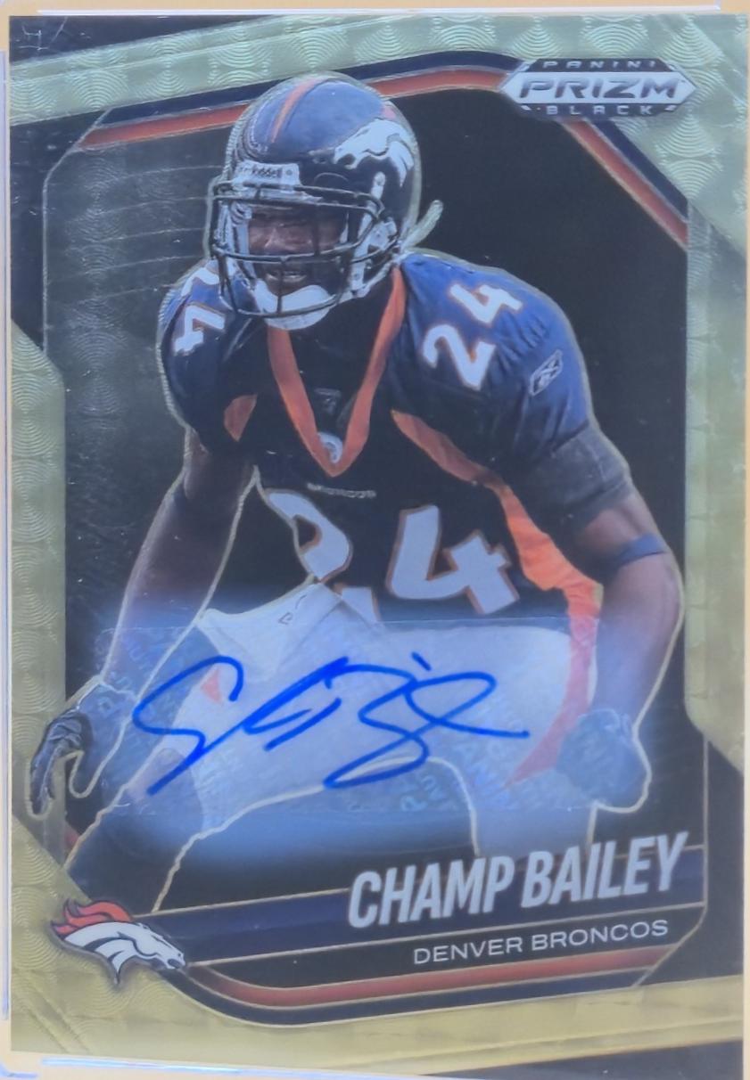 Champ Bailey [Autograph Gold Vinyl] #48
