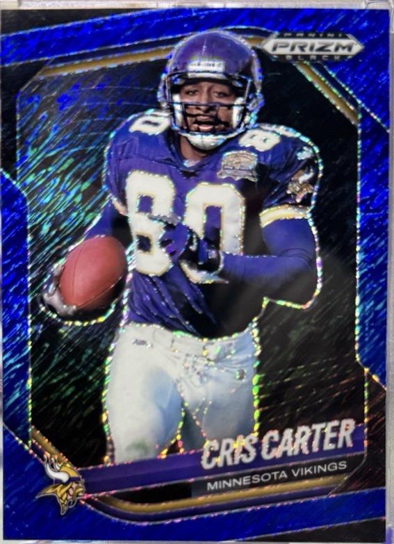 Cris Carter [Blue Shimmer] #86