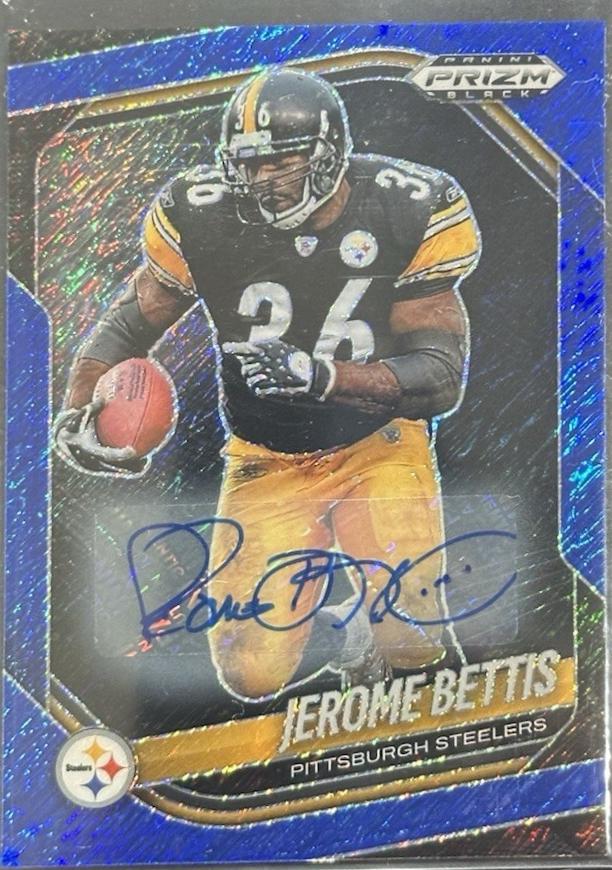 Jerome Bettis [Autograph Blue Shimmer] #121