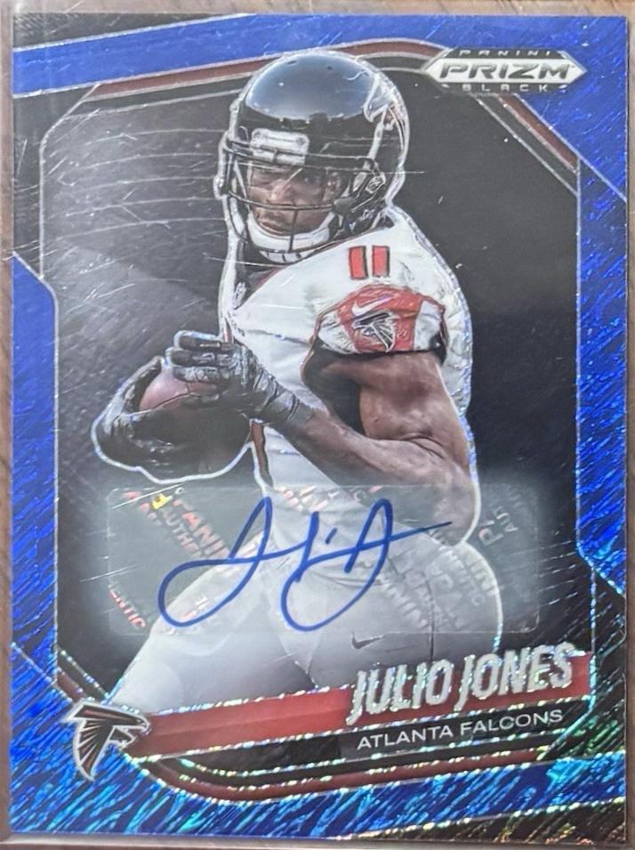 Julio Jones [Autograph Blue Shimmer] #4