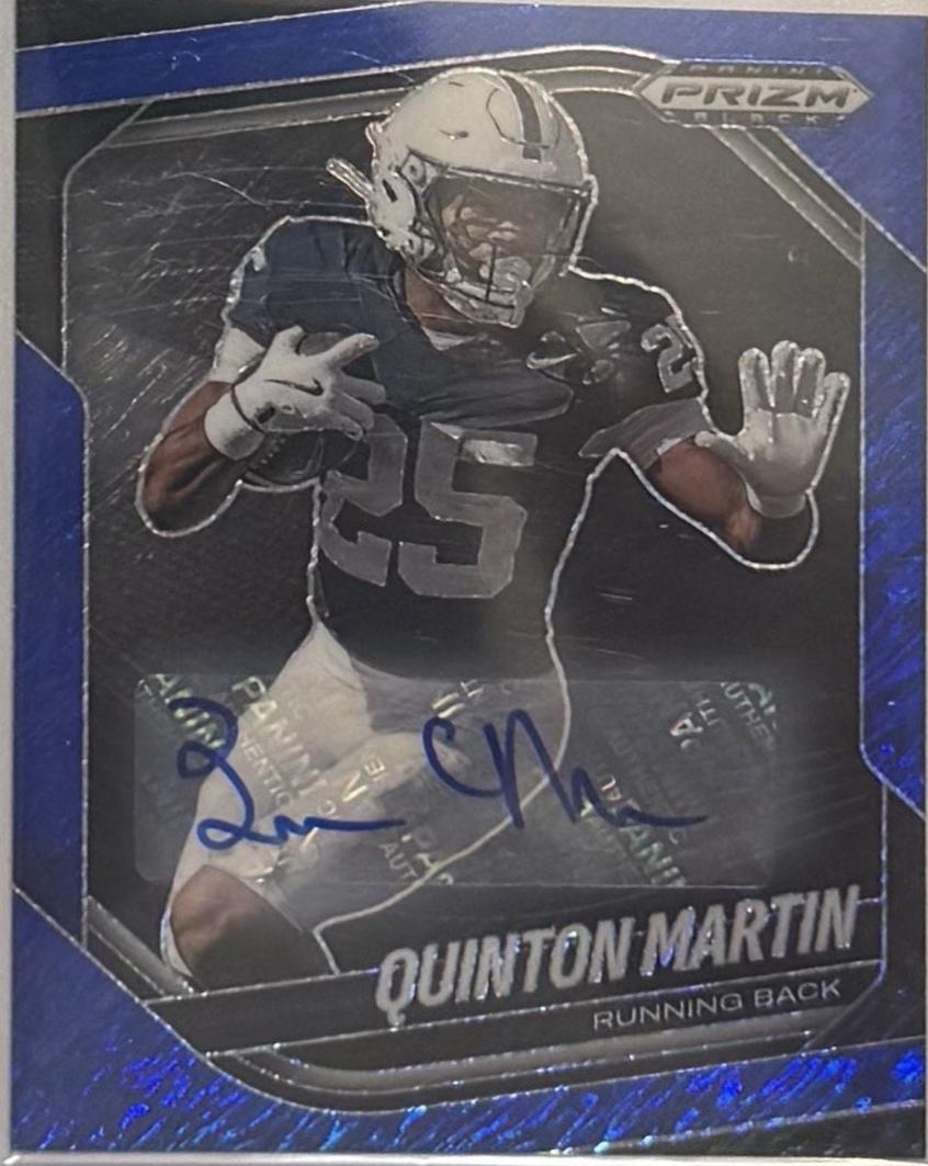 Quinton Martin [Autograph Blue Shimmer] #170
