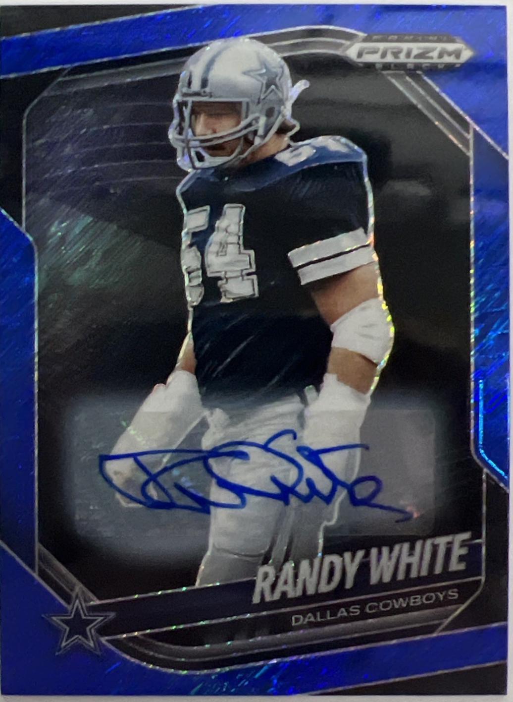 Randy White [Autograph Blue Shimmer] #43