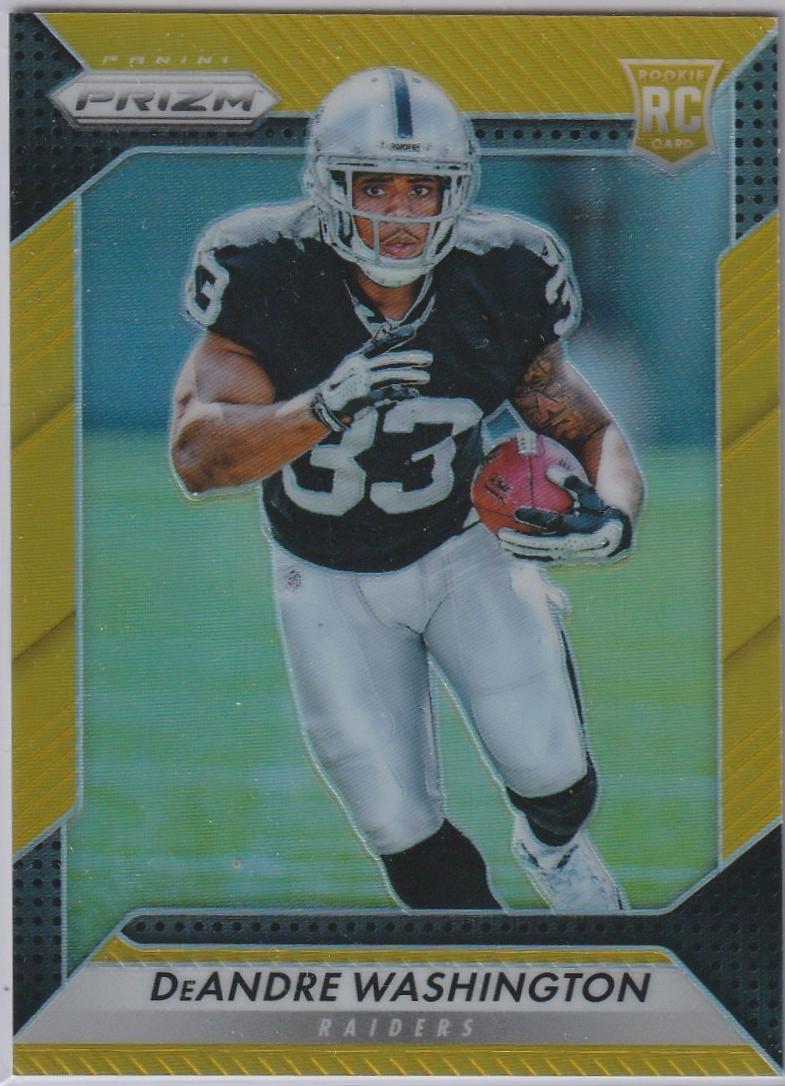 DeAndre Washington [Gold Prizm] #276