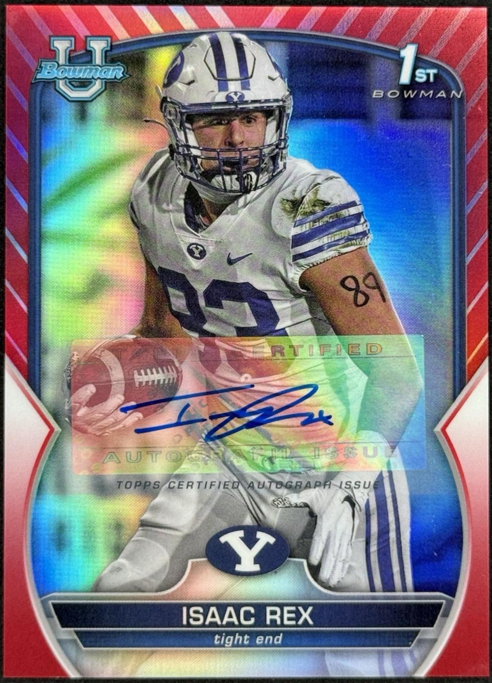 Isaac Rex [Autograph Red] #71