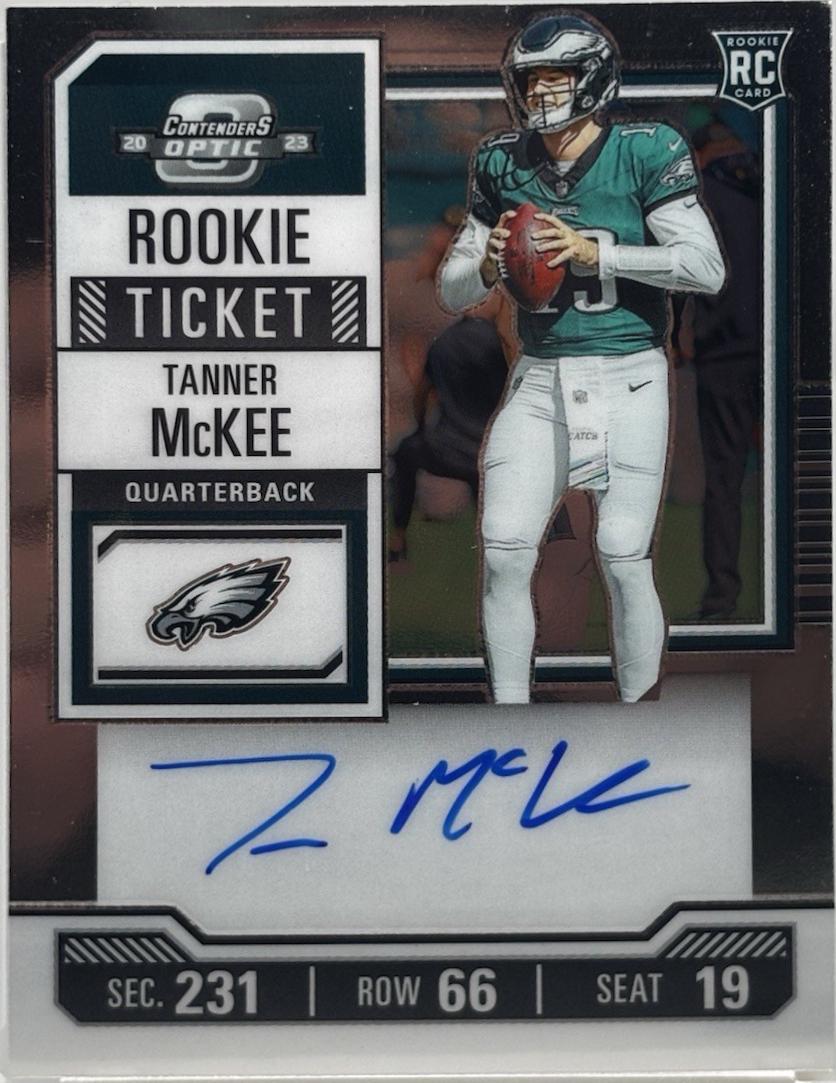 Tanner McKee [Rookie Ticket Autograph Red White Blue] #136