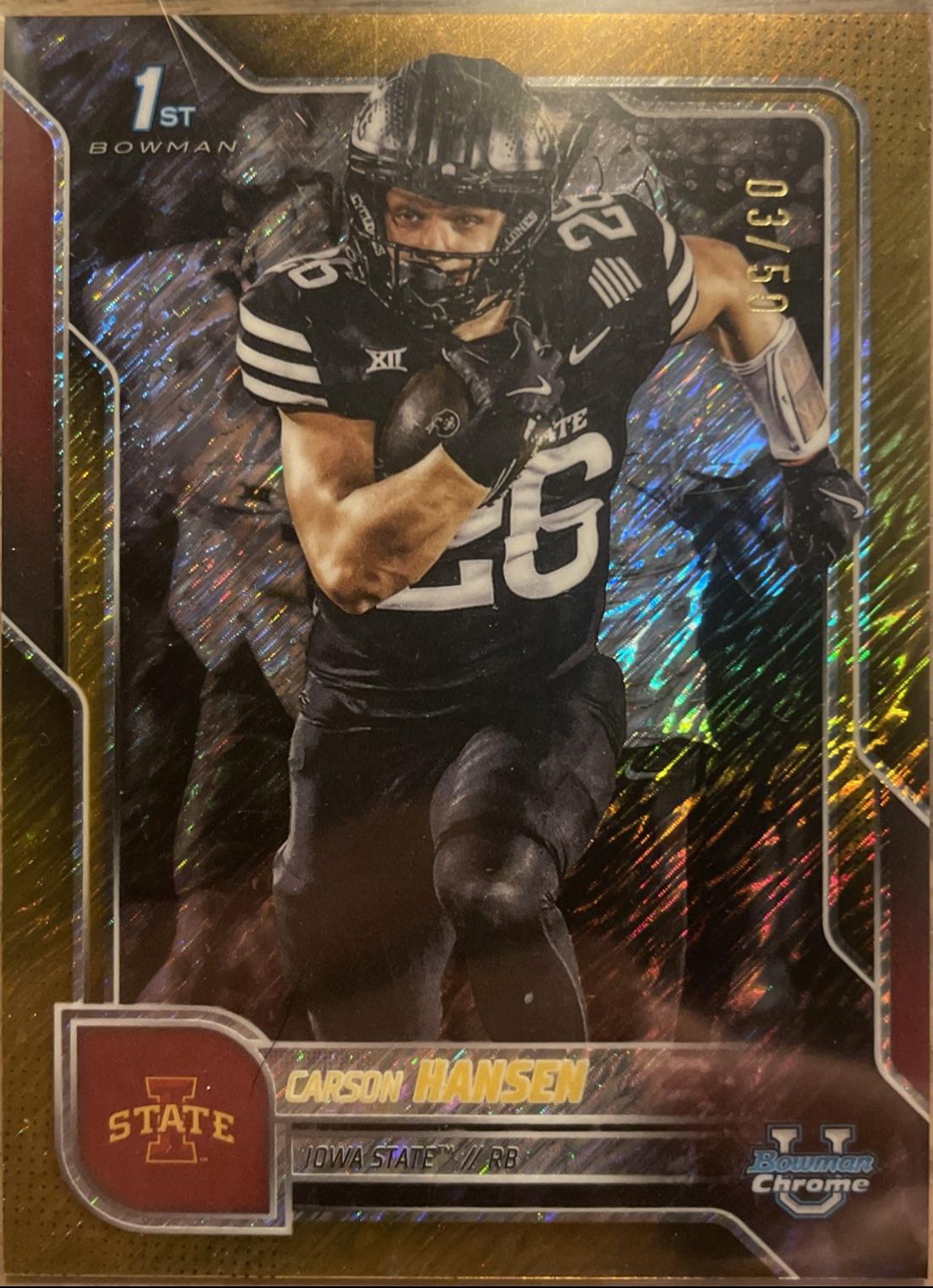 Carson Hansen [Gold Shimmer Refractor] #55