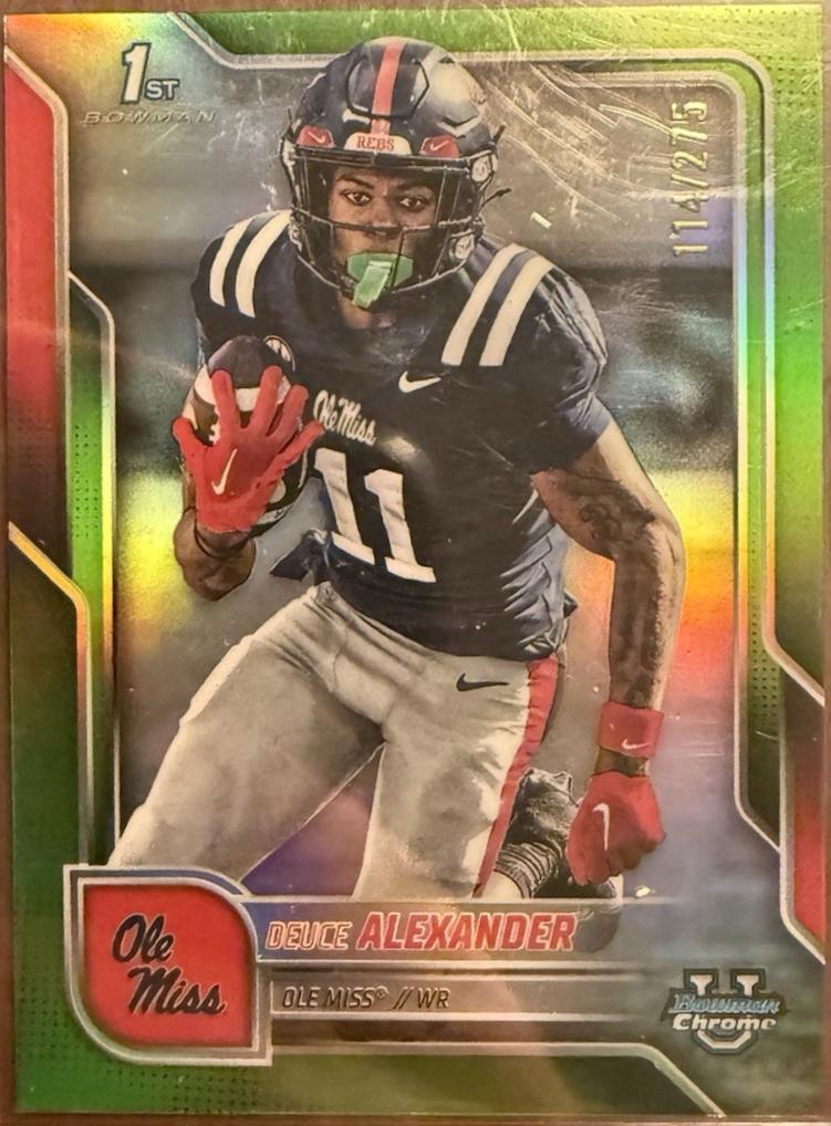Deuce Alexander [Lime Green Refractor] #81