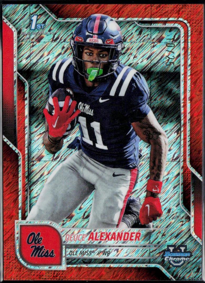 Deuce Alexander [Orange Shimmer Refractor] #81