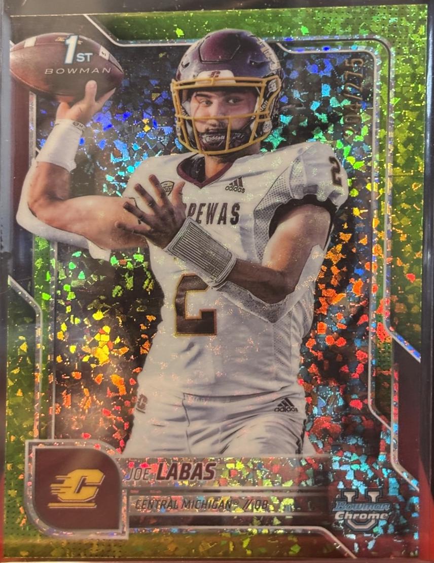 Joe Labas [Lime Green Mini-Diamond Refractor] #22