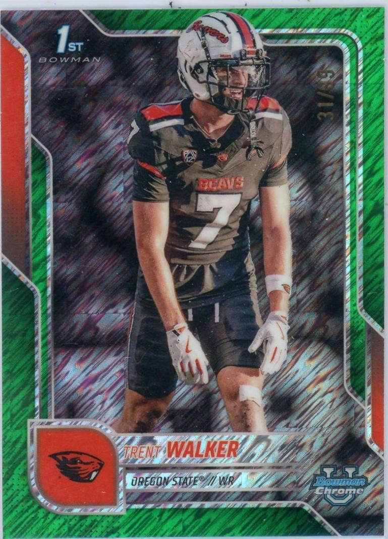 Trent Walker [Green Shimmer Refractor] #54