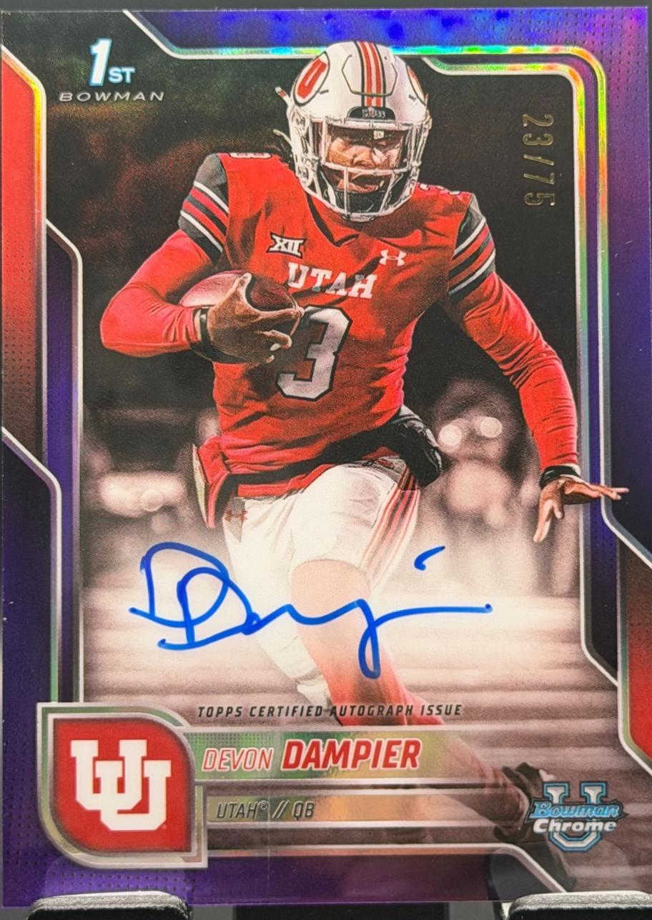 Devon Dampier [Purple Refractor] #BCA-DDA