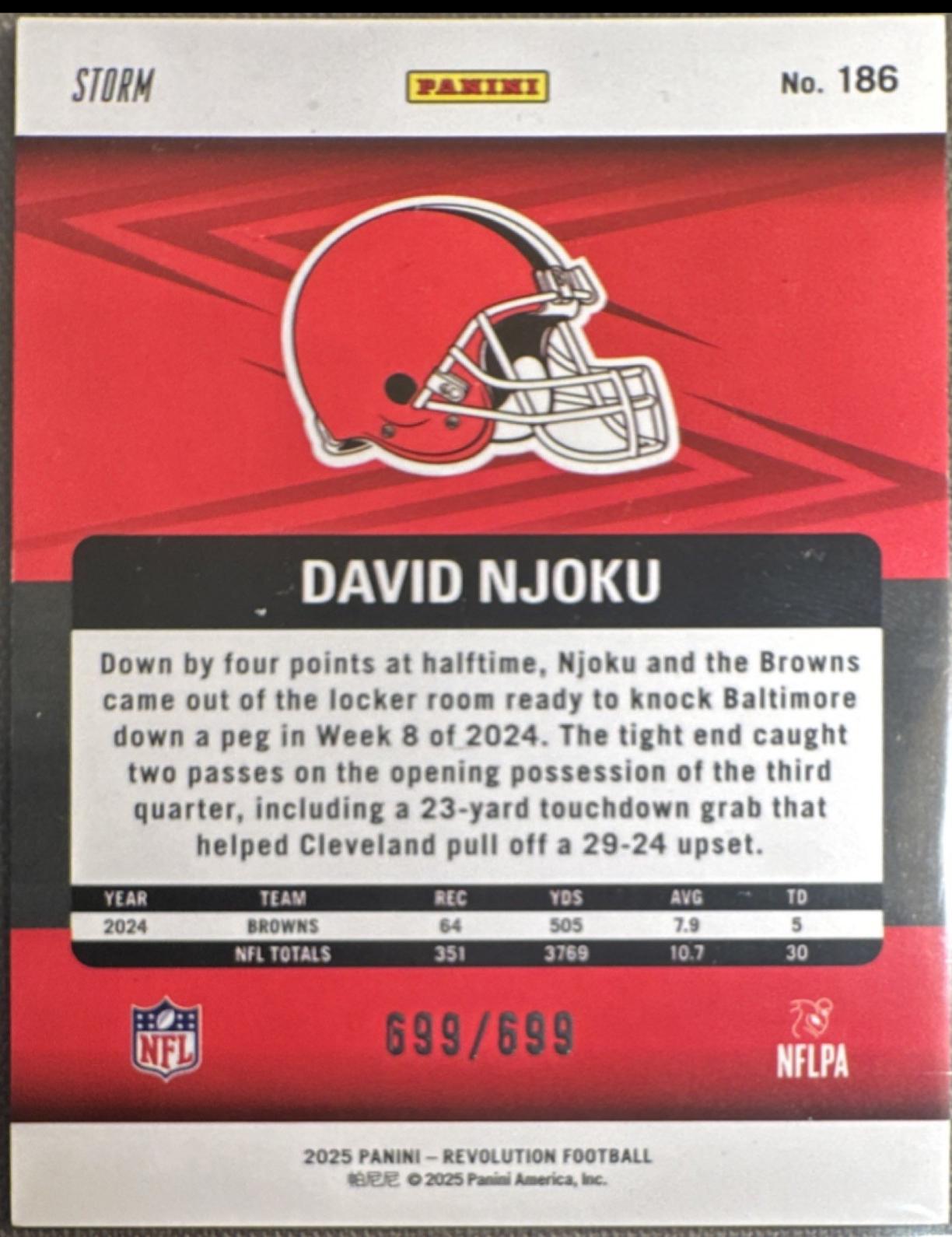 David Njoku [Green Storm] #186