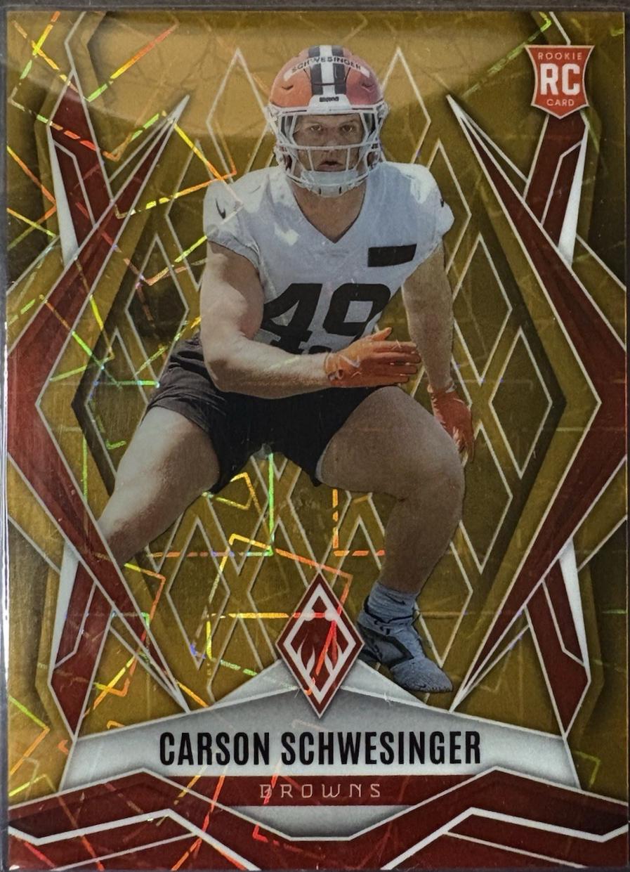 Carson Schwesinger [Gold Lazer] #201