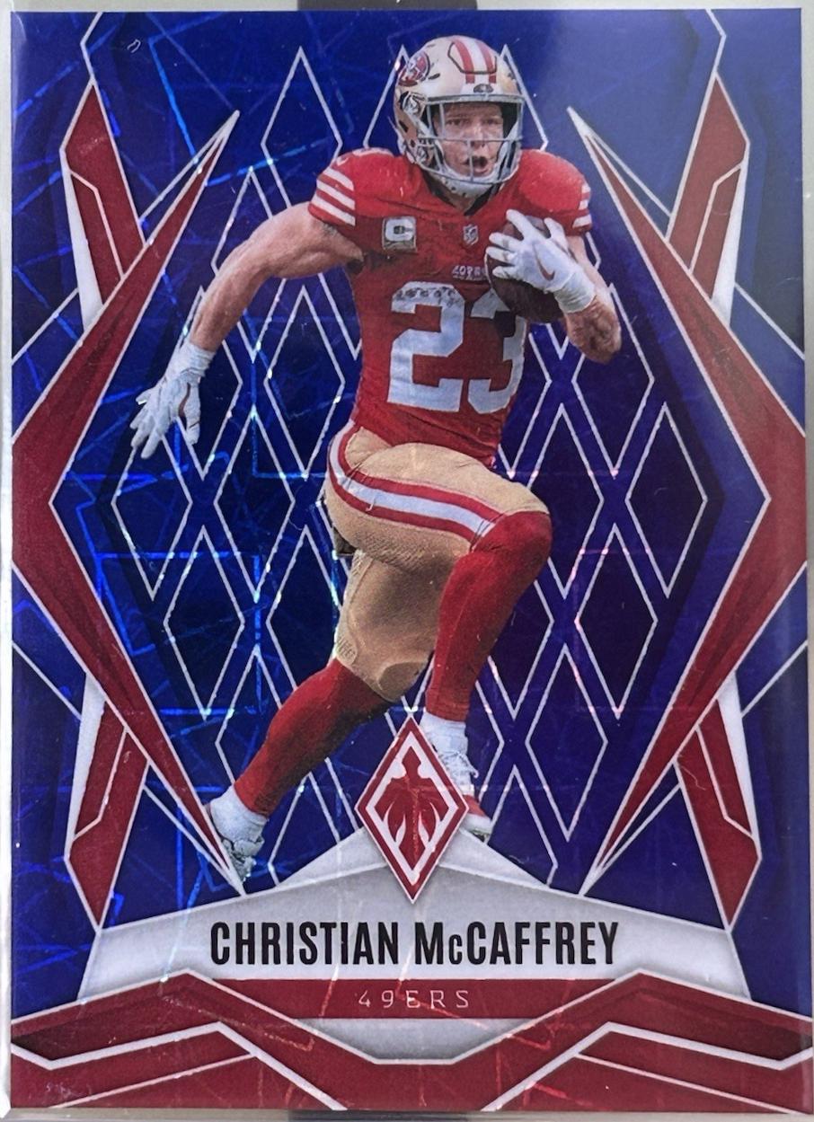 Christian McCaffrey [Blue Lazer] #34