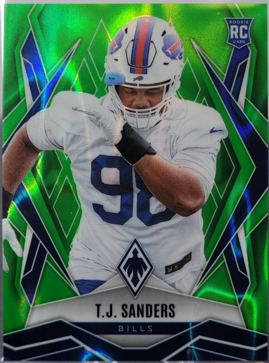 T.J. Sanders [Lime Green Lava] #181