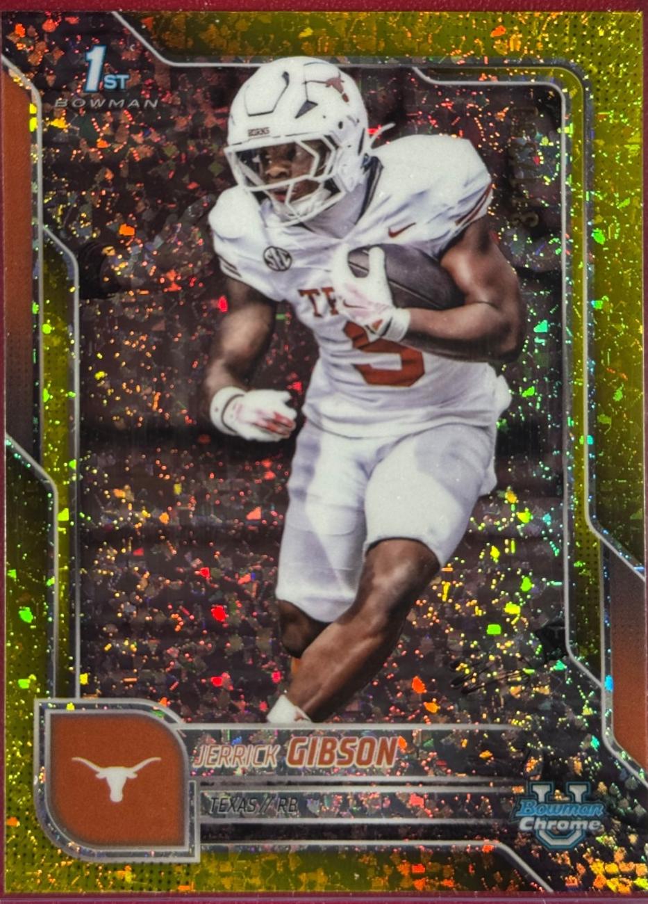 Jerrick Gibson [Yellow Mini-Diamond Refractor] #12