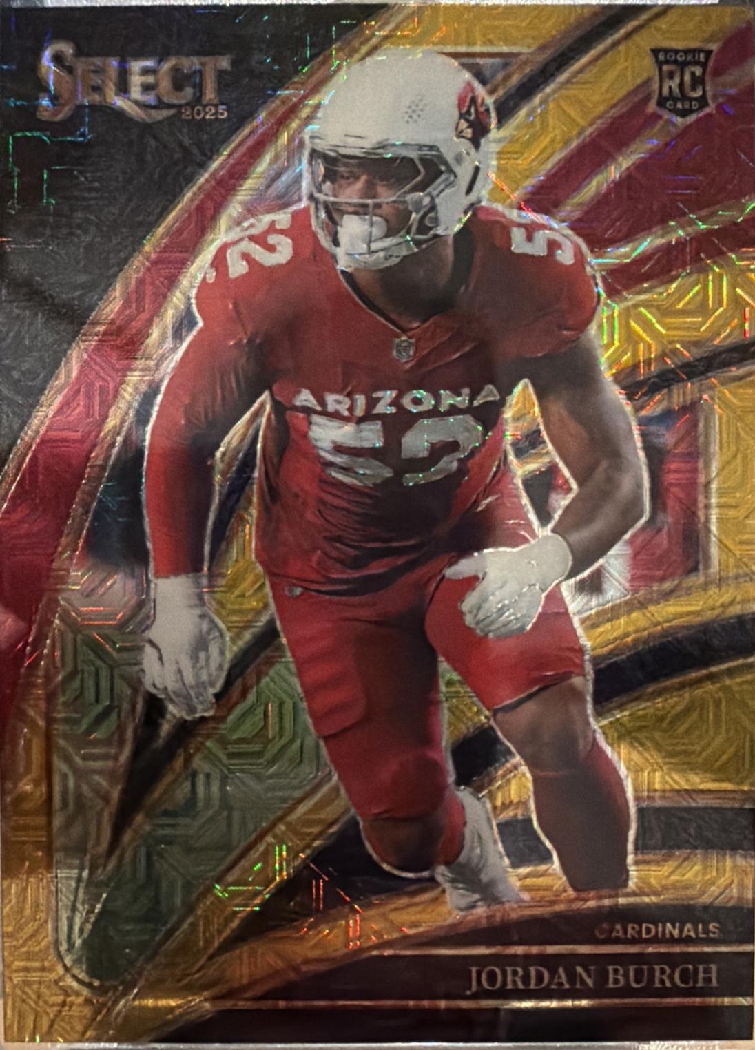 Jordan Burch [Gold Prizm Shock] #223