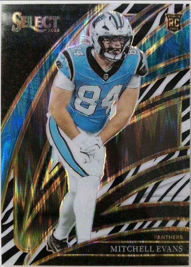 Mitchell Evans [Zebra Prizm] #244