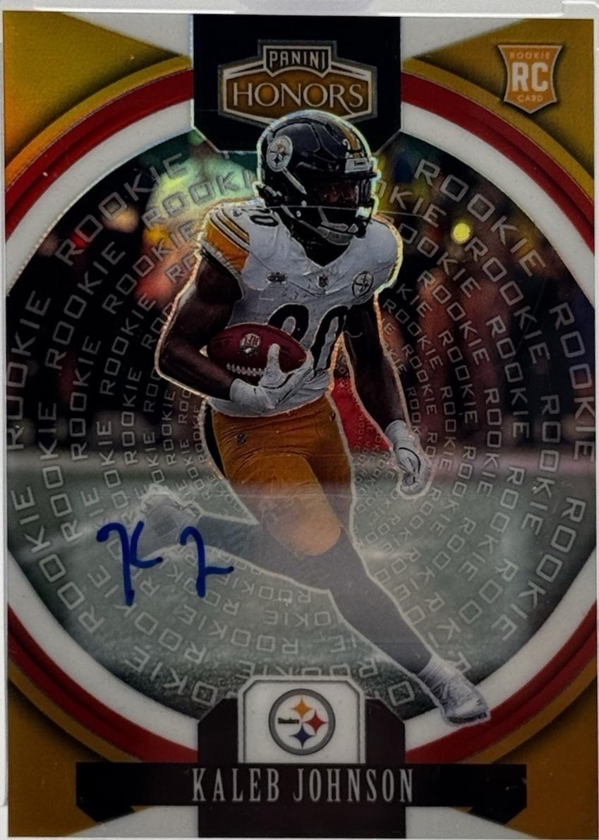 Kaleb Johnson [Red Rookie Signature] #56