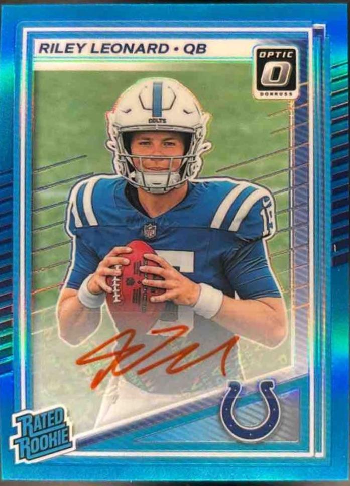 Riley Leonard [Neon Blue RPS Autograph] #255