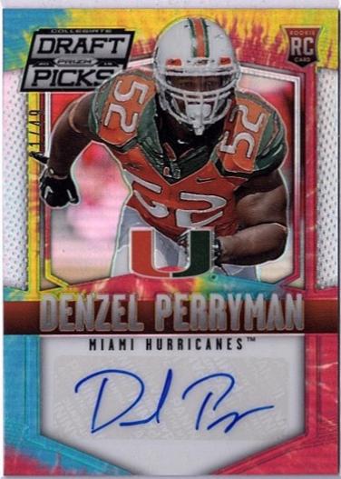 Denzel Perryman [Autograph Tie Dyed Prizm] #173