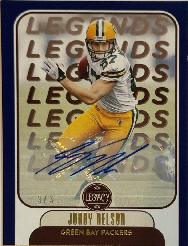 Jordy Nelson [Blue Autographs] #103