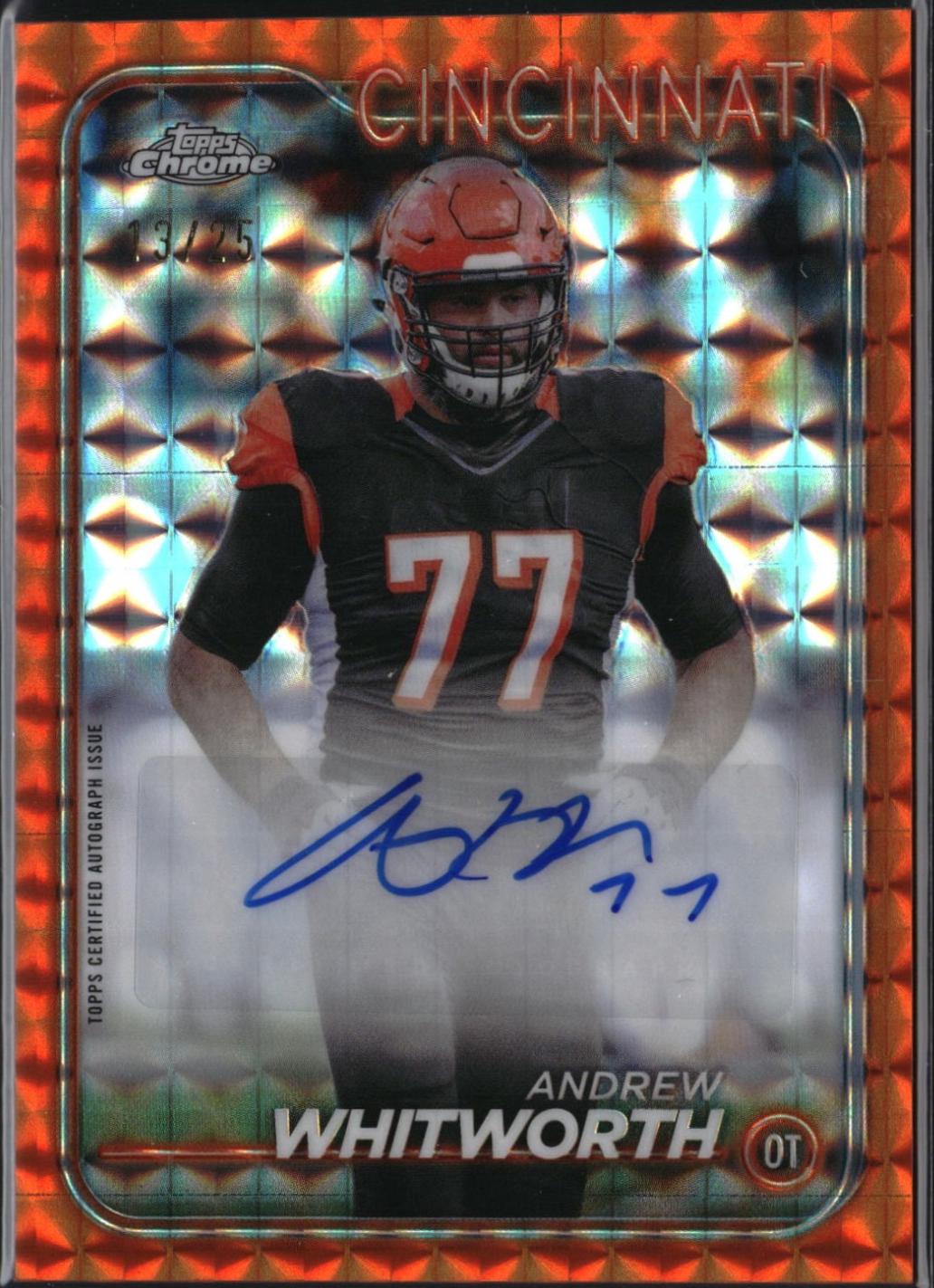 Andrew Whitworth [Orange Geometric Variation] #BA-AW