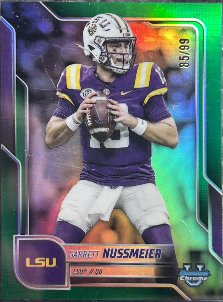 Garrett Nussmeier [Green Refractor] #189