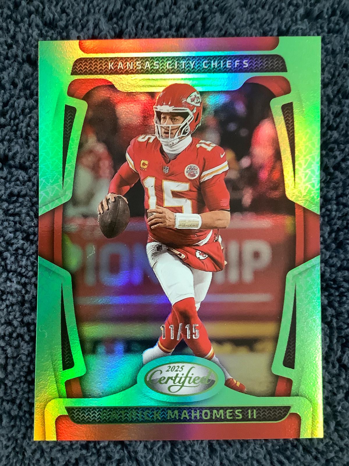 Patrick Mahomes II [Lime Green Mirror] #51