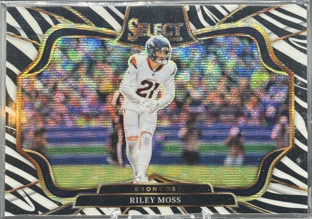 Riley Moss [Zebra Prizm] #412