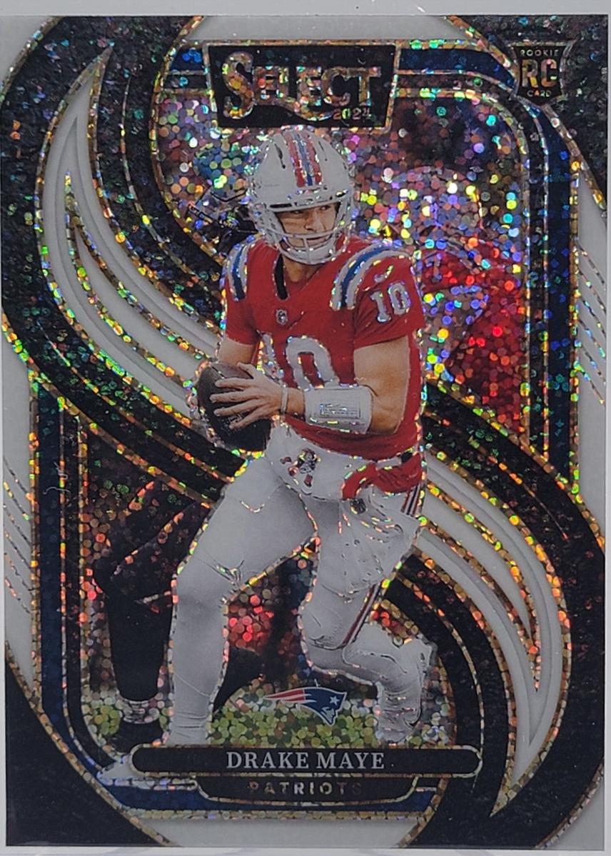 Drake Maye [White Sparkle Prizm] #113