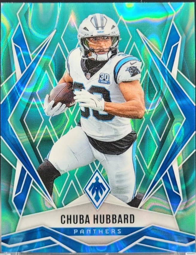 Chuba Hubbard [Teal Lava] #75