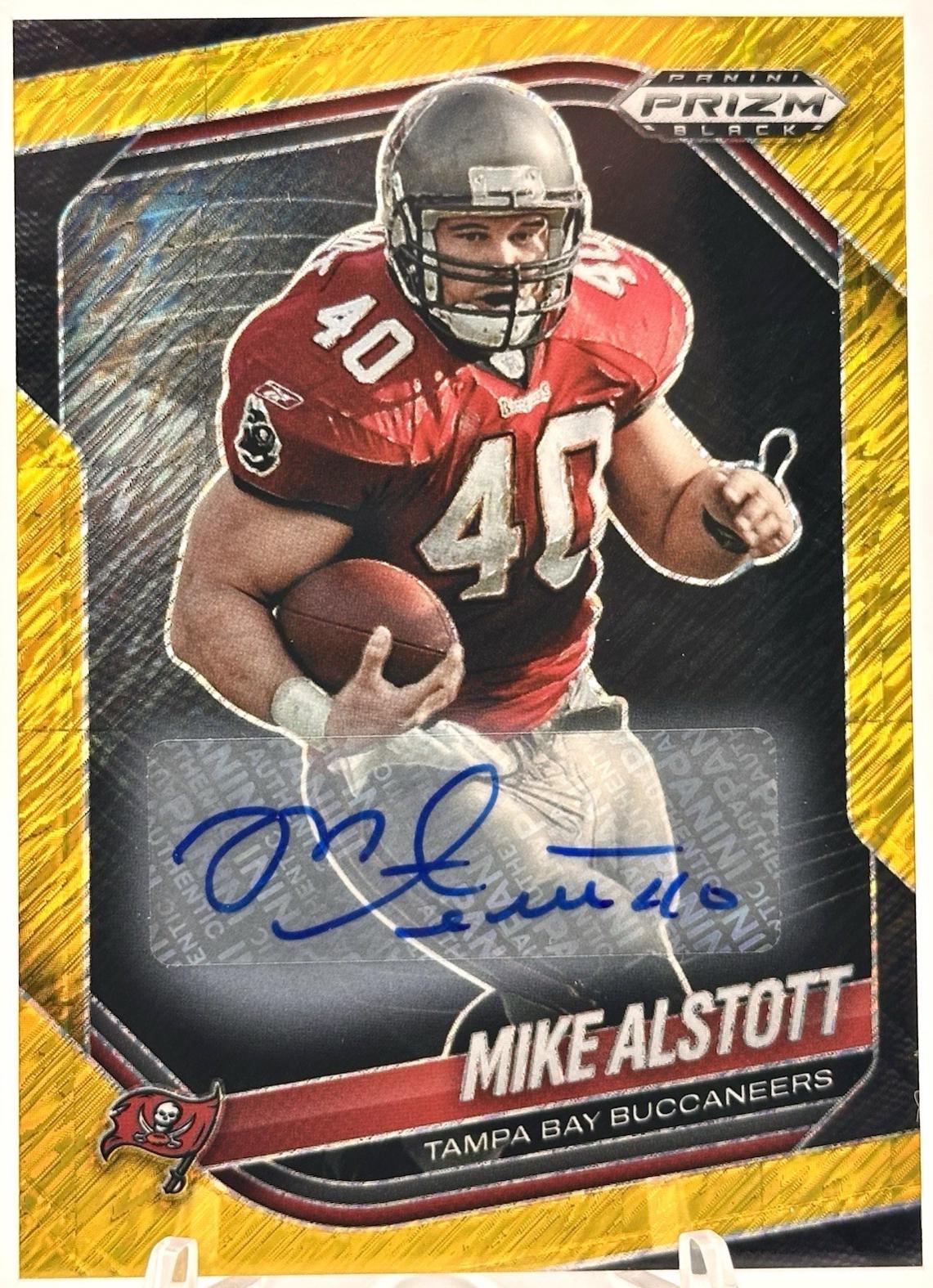 Mike Alstott [Autograph Gold Shimmer] #145