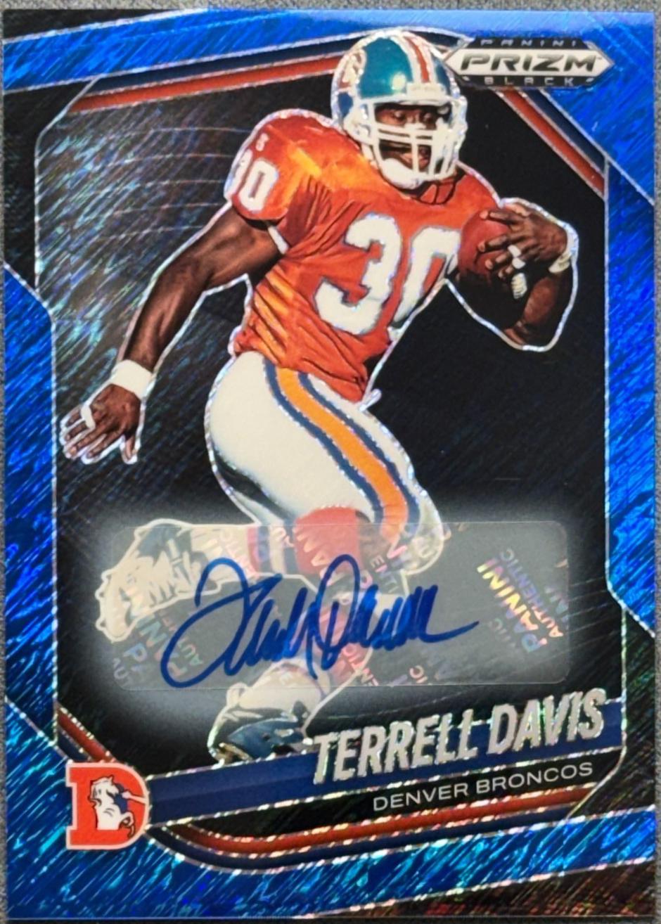 Terrell Davis [Autograph Blue Shimmer] #51