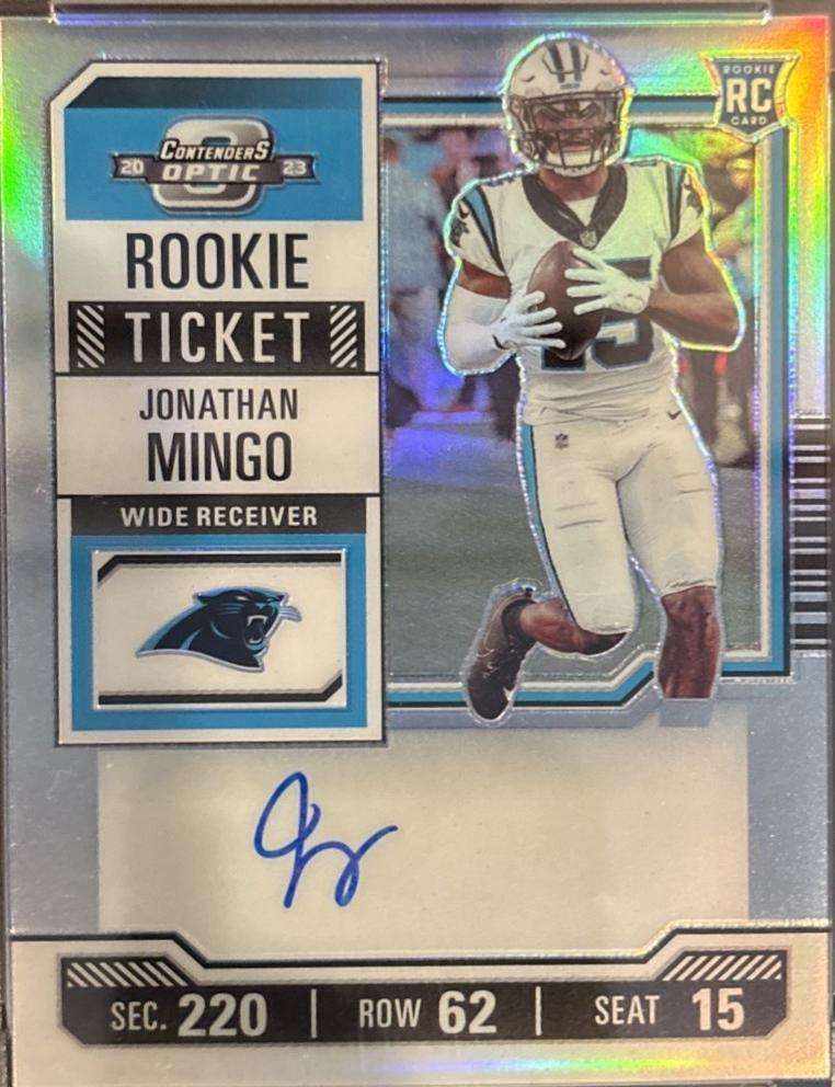 Jonathan Mingo [Rookie Ticket Autograph Red White Blue] #119