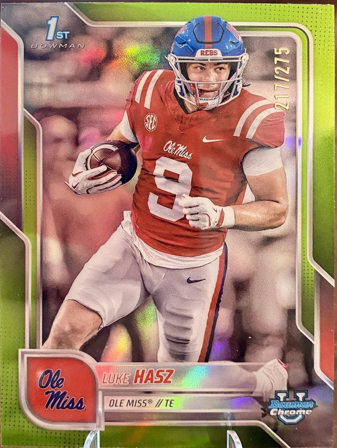 Luke Hasz [Lime Green Refractor] #61