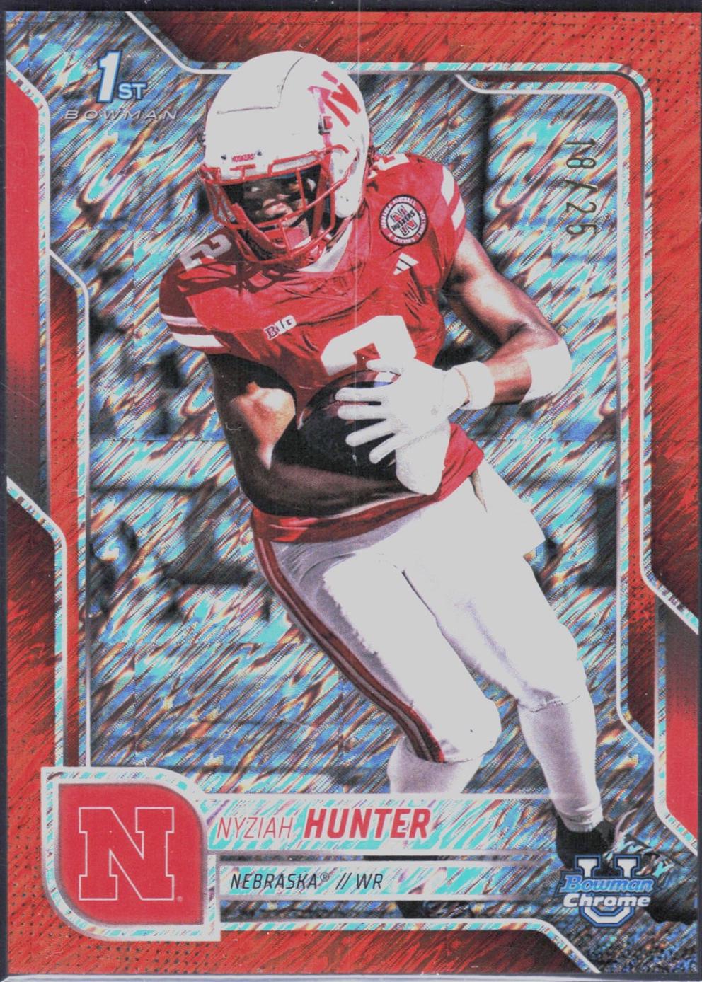 Nyziah Hunter [Orange Shimmer Refractor] #10