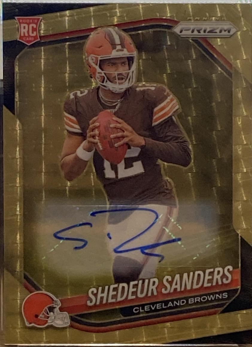 Shedeur Sanders [Autograph Gold Vinyl] #302