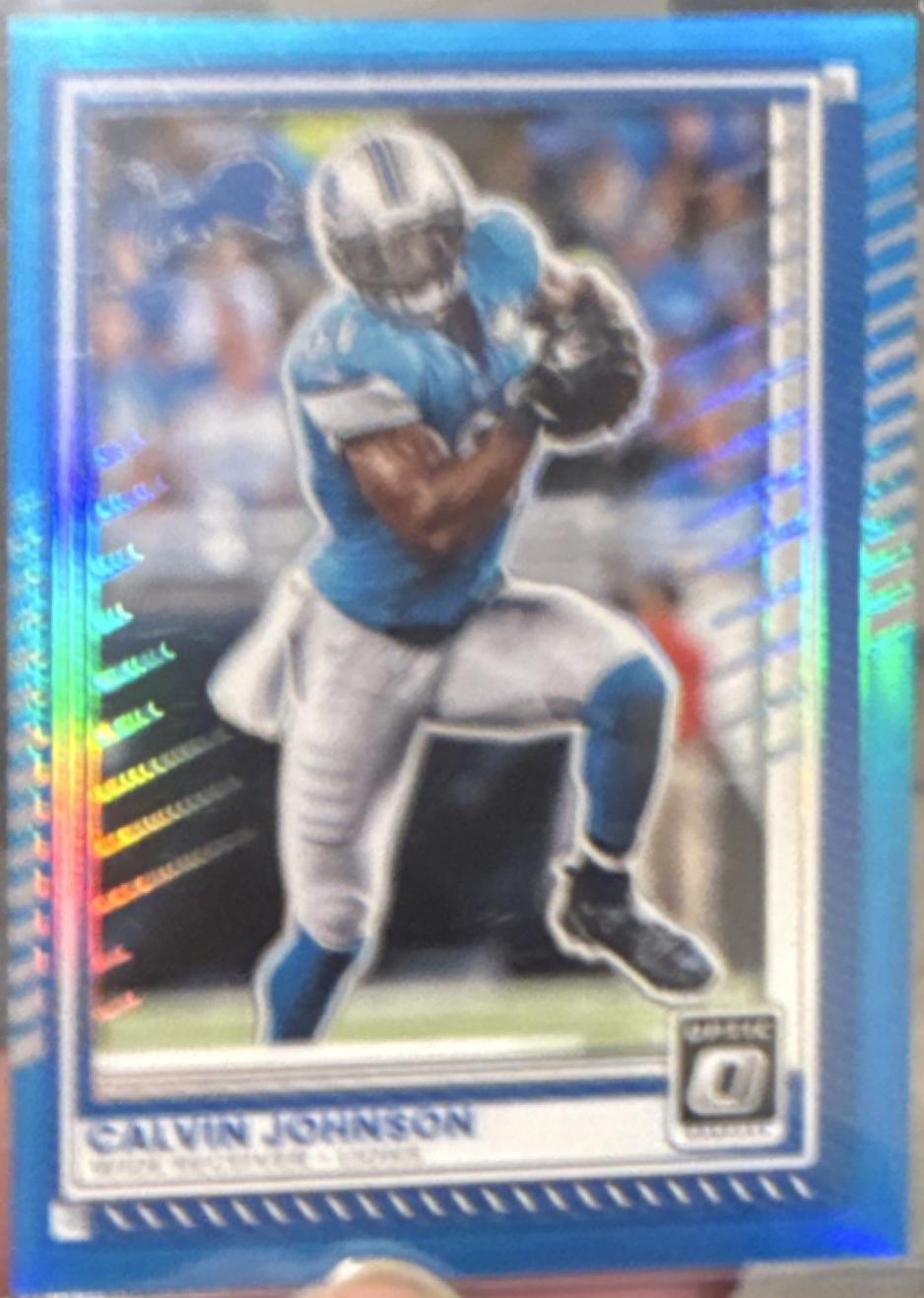 Calvin Johnson [Neon Blue] #19