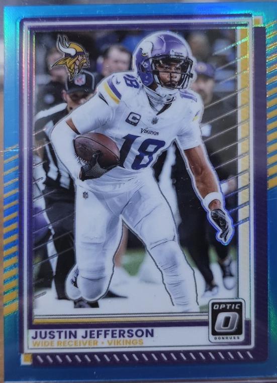 Justin Jefferson [Neon Blue] #164