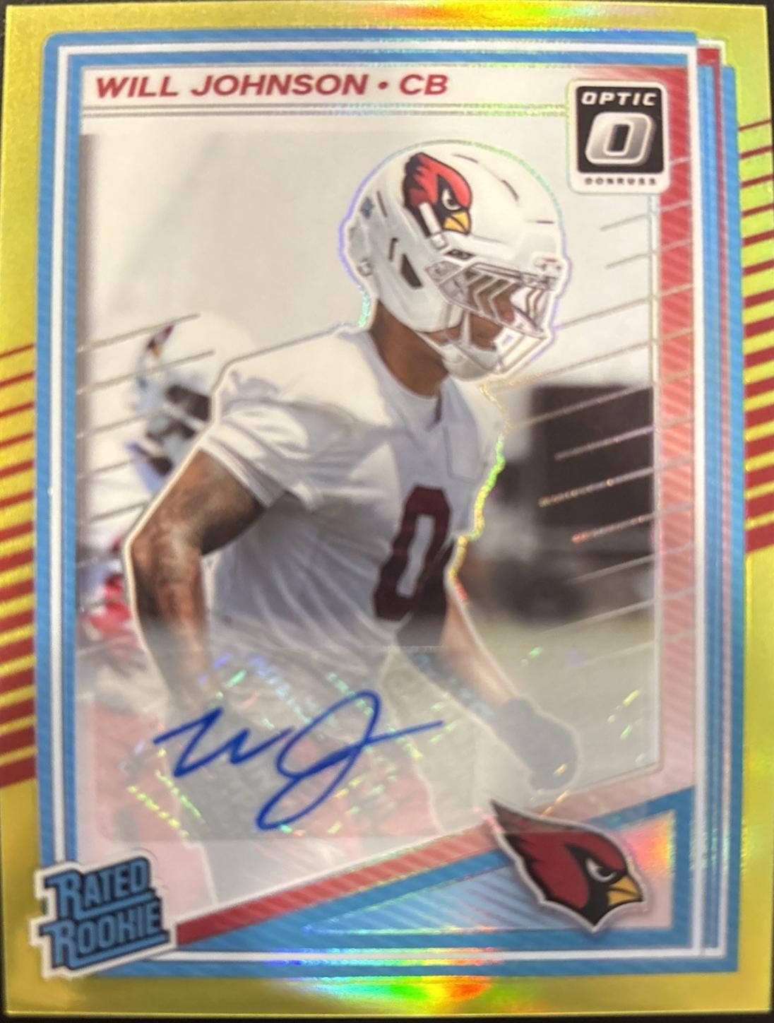 Will Johnson [Neon Yellow Autograph] #247