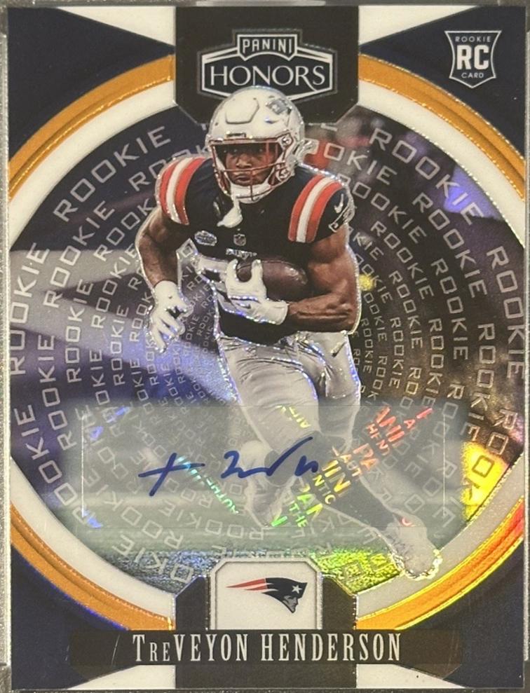 TreVeyon Henderson [Orange Rookie Signature] #50