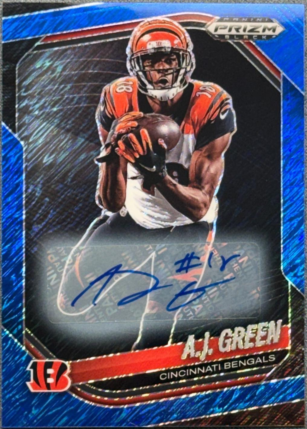 A.J. Green [Autograph Blue Shimmer] #26