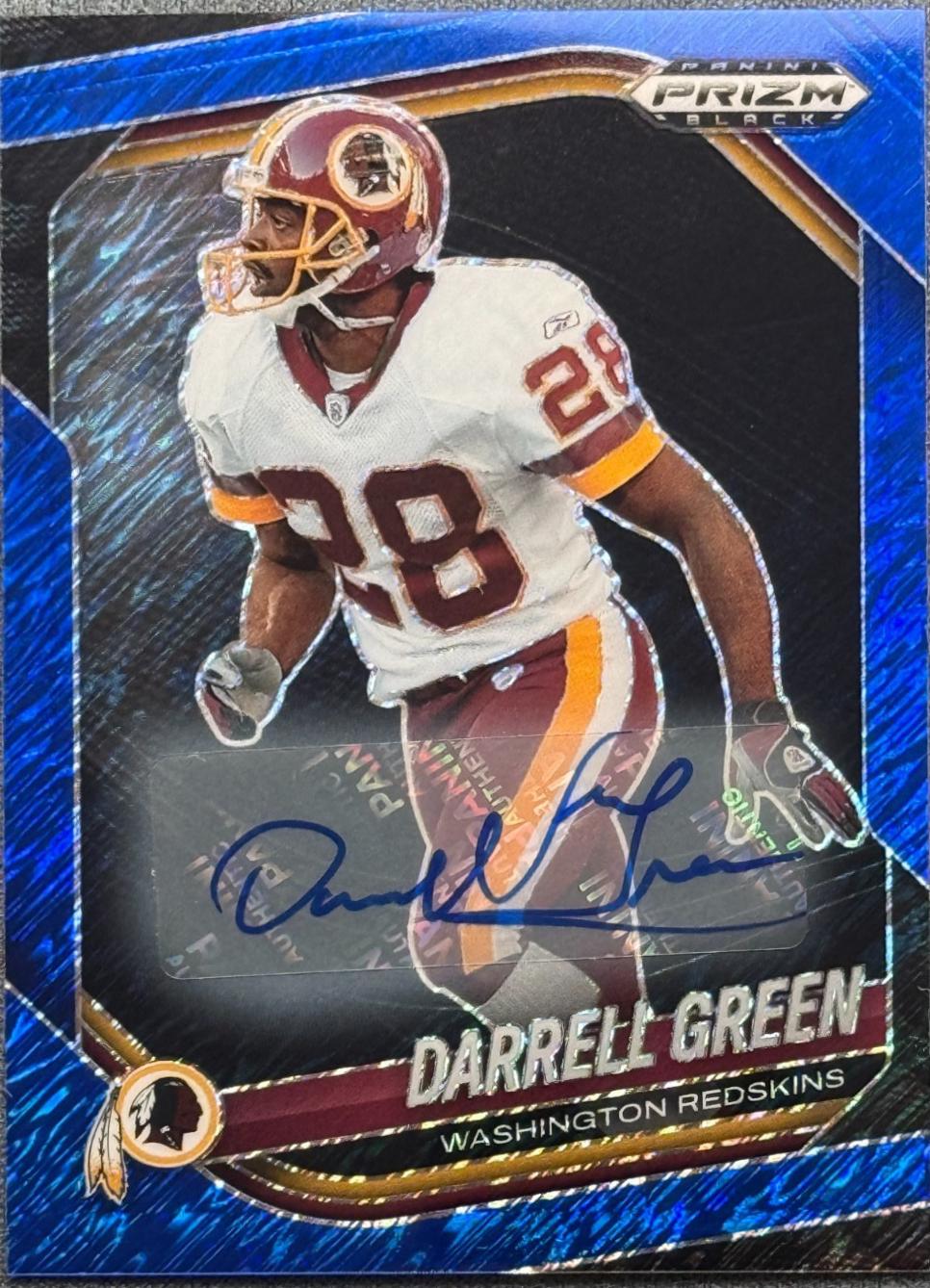 Darrell Green [Autograph Blue Shimmer] #148